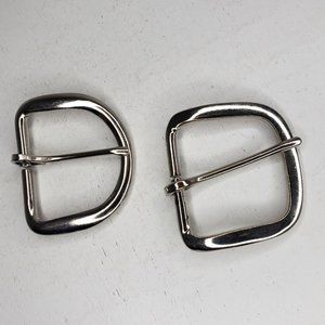 Replacement Belt Buckle Roller Single Prong Set of 2